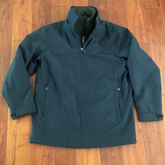 Weatherproof Men's Navy Blue Tech Jacket size M Fleece Quilted Insulated - Picture 8 of 9